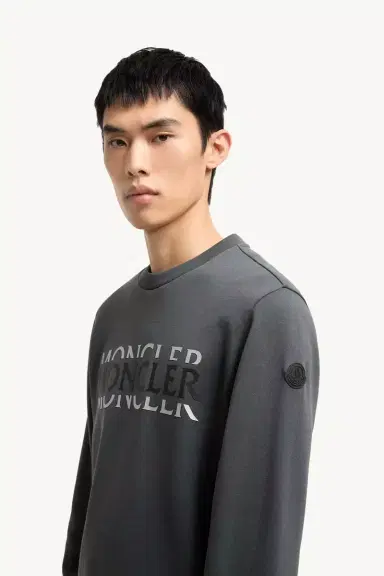 Moncler Logo Cotton Jersey Long Sleeve T-shirt | Thumbnail 4 Moncler Logo Cotton Jersey Long Sleeve T-shirt | Thumbnail 4