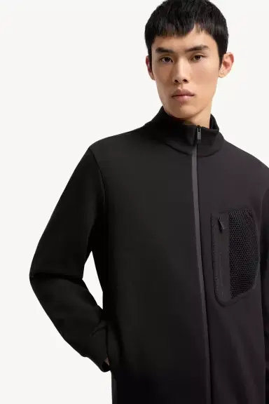 Moncler Logo Cotton Zip-up Sweatshirt | Thumbnail 7 Moncler Logo Cotton Zip-up Sweatshirt | Thumbnail 7
