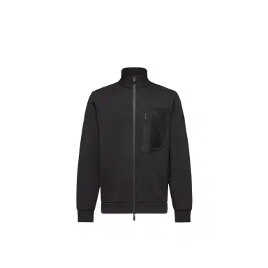 Moncler Logo Cotton Zip-up Sweatshirt | Thumbnail 1 Moncler Logo Cotton Zip-up Sweatshirt | Thumbnail 1