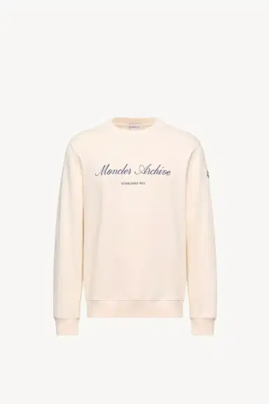 Moncler Cotton Blend Logo Sweatshirt | Thumbnail 2 Moncler Cotton Blend Logo Sweatshirt | Thumbnail 2