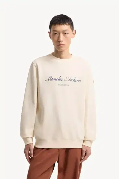 Moncler Cotton Blend Logo Sweatshirt | Thumbnail 5 Moncler Cotton Blend Logo Sweatshirt | Thumbnail 5