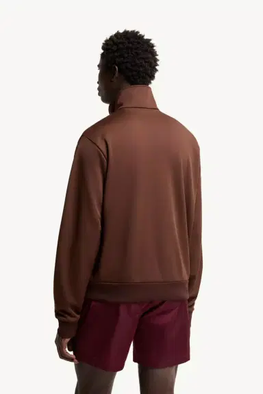 Moncler Topstitched Turtleneck Zip-up Sweatshirt | Thumbnail 6 Moncler Topstitched Turtleneck Zip-up Sweatshirt | Thumbnail 6