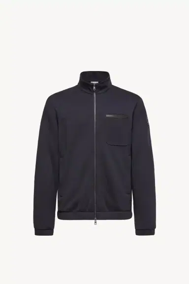 Moncler Cotton Blend Zip-up Sweatshirt | Thumbnail 2 Moncler Cotton Blend Zip-up Sweatshirt | Thumbnail 2