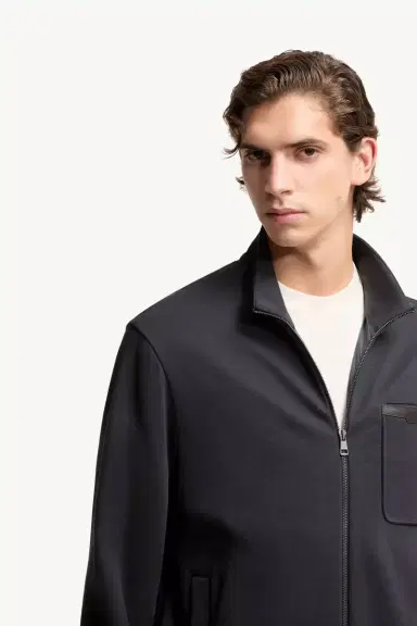 Moncler Cotton Blend Zip-up Sweatshirt | Thumbnail 7 Moncler Cotton Blend Zip-up Sweatshirt | Thumbnail 7