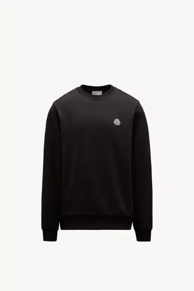 Moncler Logo Patch Cotton Sweatshirt | Thumbnail 2 Moncler Logo Patch Cotton Sweatshirt | Thumbnail 2