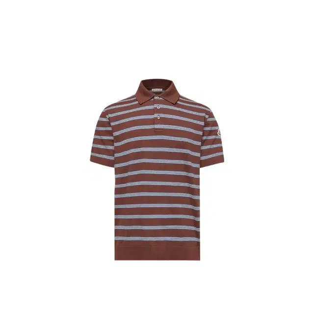 Striped Cotton Polo Shirt Striped Cotton Polo Shirt