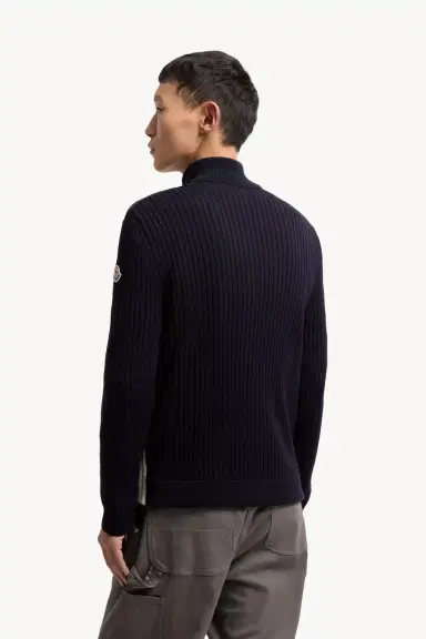 Moncler Padded Wool Zip-up Cardigan | Thumbnail 6 Moncler Padded Wool Zip-up Cardigan | Thumbnail 6