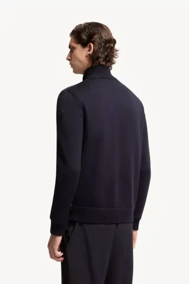 Moncler Padded Zip-up Wool Cardigan | Thumbnail 6 Moncler Padded Zip-up Wool Cardigan | Thumbnail 6