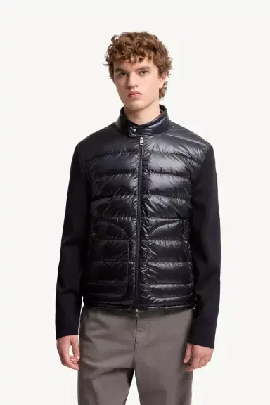 Moncler Padded Wool Zip-up Cardigan | Thumbnail 5 Moncler Padded Wool Zip-up Cardigan | Thumbnail 5