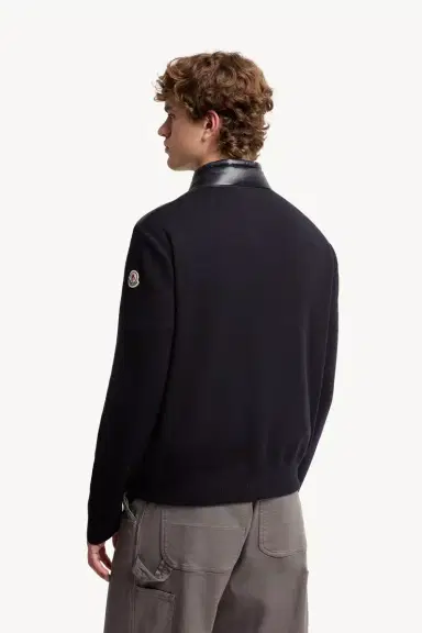 Moncler Padded Wool Zip-up Cardigan | Thumbnail 6 Moncler Padded Wool Zip-up Cardigan | Thumbnail 6