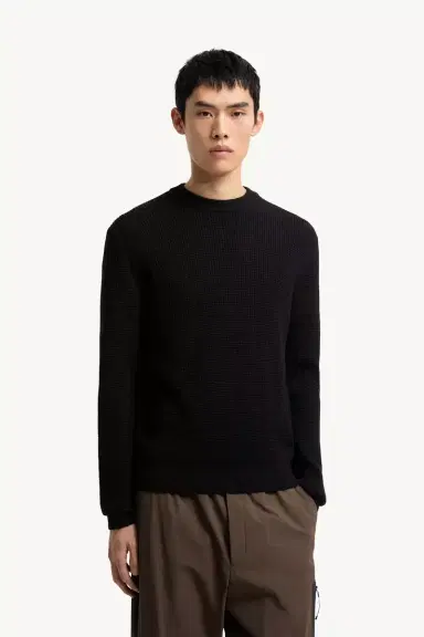 Moncler Logo Wool Sweater | Thumbnail 5 Moncler Logo Wool Sweater | Thumbnail 5