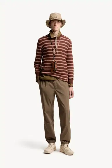 Moncler Striped Cotton Sweatshirt | Thumbnail 3 Moncler Striped Cotton Sweatshirt | Thumbnail 3