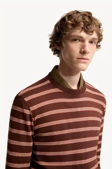 Moncler Striped Cotton Sweatshirt | Thumbnail 7 Moncler Striped Cotton Sweatshirt | Thumbnail 7