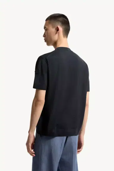 Moncler Silk & Cotton T-shirt | Thumbnail 5 Moncler Silk & Cotton T-shirt | Thumbnail 5