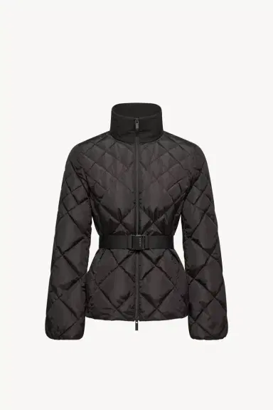 Moncler Balsamine Geometric-quilted Short Down Jacket | Thumbnail 2 Moncler Balsamine Geometric-quilted Short Down Jacket | Thumbnail 2
