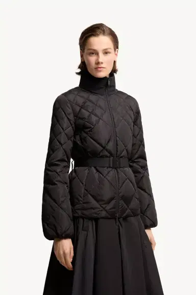 Moncler Balsamine Geometric-quilted Short Down Jacket | Thumbnail 5 Moncler Balsamine Geometric-quilted Short Down Jacket | Thumbnail 5