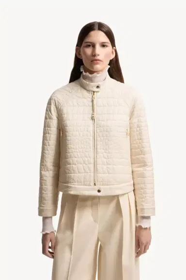 Moncler Aubrieta Geometric-quilted Short Down Jacket | Thumbnail 5 Moncler Aubrieta Geometric-quilted Short Down Jacket | Thumbnail 5
