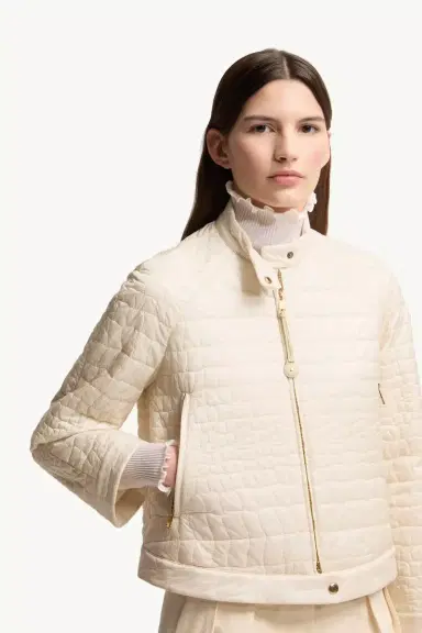 Moncler Aubrieta Geometric-quilted Short Down Jacket | Thumbnail 7 Moncler Aubrieta Geometric-quilted Short Down Jacket | Thumbnail 7