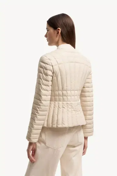 Moncler Menthe Vertical-quilted Short Down Jacket | Thumbnail 6 Moncler Menthe Vertical-quilted Short Down Jacket | Thumbnail 6