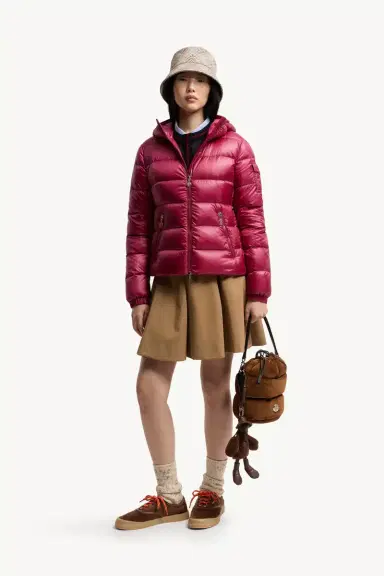 Moncler Glesse Hooded Short Down Jacket | Thumbnail 3 Moncler Glesse Hooded Short Down Jacket | Thumbnail 3
