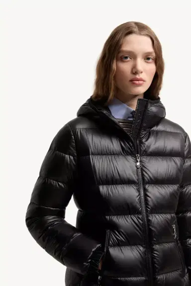 Moncler Glesse Hooded Short Down Jacket | Thumbnail 7 Moncler Glesse Hooded Short Down Jacket | Thumbnail 7