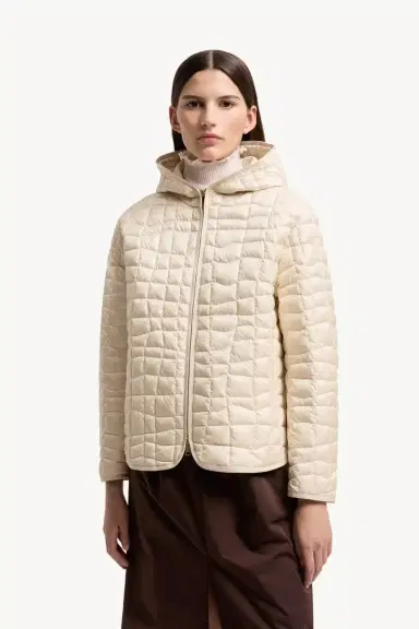 Moncler Eglantier Hooded Geometric-quilted Short Down Jacket | Thumbnail 5 Moncler Eglantier Hooded Geometric-quilted Short Down Jacket | Thumbnail 5