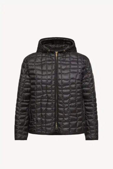 Moncler Eglantier Hooded Geometric-quilted Short Down Jacket | Thumbnail 2 Moncler Eglantier Hooded Geometric-quilted Short Down Jacket | Thumbnail 2