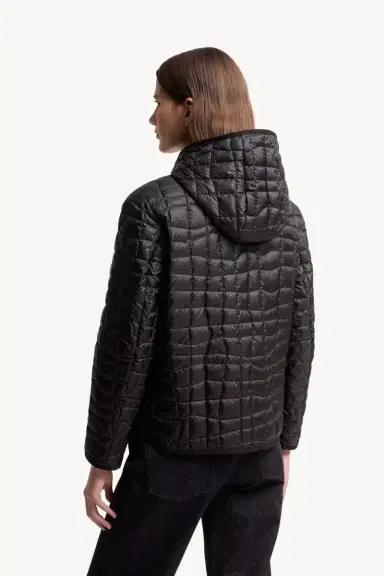 Moncler Eglantier Hooded Geometric-quilted Short Down Jacket | Thumbnail 6 Moncler Eglantier Hooded Geometric-quilted Short Down Jacket | Thumbnail 6