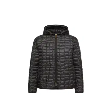 Moncler Eglantier Hooded Geometric-quilted Short Down Jacket | Thumbnail 1 Moncler Eglantier Hooded Geometric-quilted Short Down Jacket | Thumbnail 1