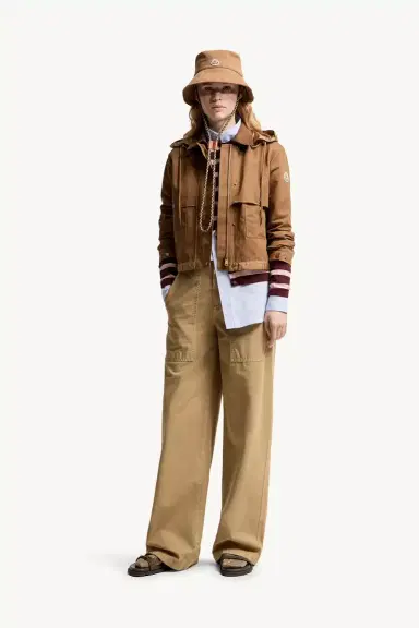 Moncler Aconitum Hooded Cotton & Linen Blend Shirt Jacket | Thumbnail 3 Moncler Aconitum Hooded Cotton & Linen Blend Shirt Jacket | Thumbnail 3