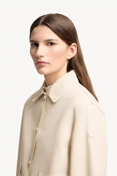 Moncler Haricot 3-in-1 Leather Down Shirt Jacket | Thumbnail 4 Moncler Haricot 3-in-1 Leather Down Shirt Jacket | Thumbnail 4