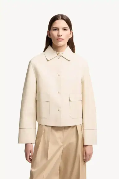 Moncler Haricot 3-in-1 Leather Down Shirt Jacket | Thumbnail 5 Moncler Haricot 3-in-1 Leather Down Shirt Jacket | Thumbnail 5