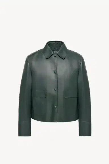 Moncler Haricot 3-in-1 Leather Down Shirt Jacket | Thumbnail 2 Moncler Haricot 3-in-1 Leather Down Shirt Jacket | Thumbnail 2