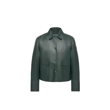 Moncler Haricot 3-in-1 Leather Down Shirt Jacket | Thumbnail 1 Moncler Haricot 3-in-1 Leather Down Shirt Jacket | Thumbnail 1