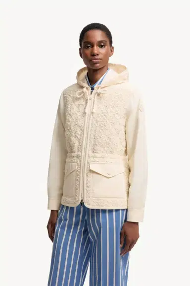Moncler Erable Bouclé Hooded Jacket | Thumbnail 5 Moncler Erable Bouclé Hooded Jacket | Thumbnail 5