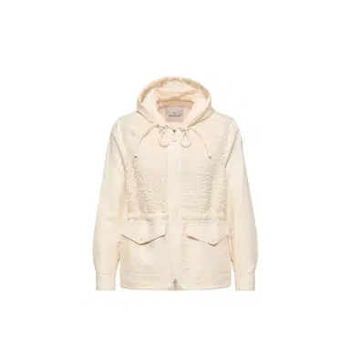 Moncler Erable Bouclé Hooded Jacket | Thumbnail 1 Moncler Erable Bouclé Hooded Jacket | Thumbnail 1