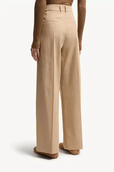 Moncler Cotton Gabardine Wide-leg Tailored Pants | Thumbnail 6 Moncler Cotton Gabardine Wide-leg Tailored Pants | Thumbnail 6