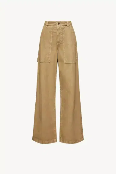 Moncler Cotton Wide Leg Pants | Thumbnail 2 Moncler Cotton Wide Leg Pants | Thumbnail 2