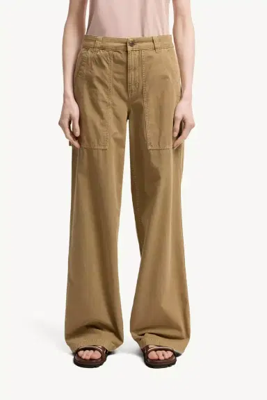 Moncler Cotton Wide Leg Pants | Thumbnail 5 Moncler Cotton Wide Leg Pants | Thumbnail 5