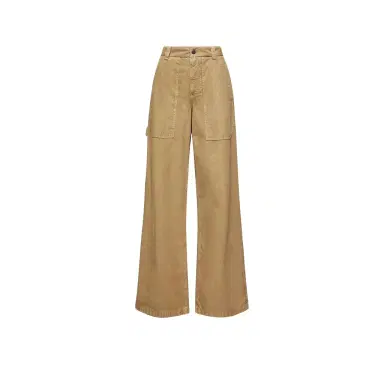 Moncler Cotton Wide Leg Pants | Thumbnail 1 Moncler Cotton Wide Leg Pants | Thumbnail 1