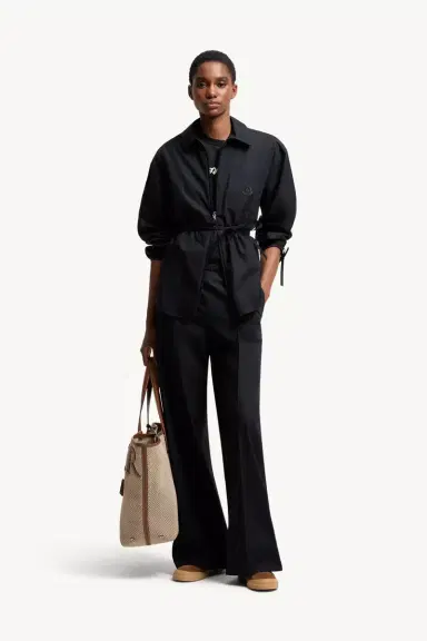 Moncler Cotton Poplin Pants | Thumbnail 2 Moncler Cotton Poplin Pants | Thumbnail 2