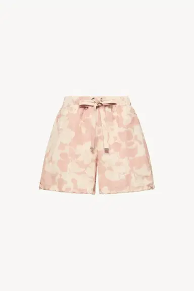 Moncler Floral Print Chiné Shorts | Thumbnail 2 Moncler Floral Print Chiné Shorts | Thumbnail 2