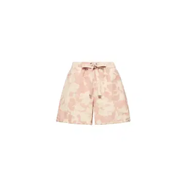 Moncler Floral Print Chiné Shorts | Thumbnail 1 Moncler Floral Print Chiné Shorts | Thumbnail 1