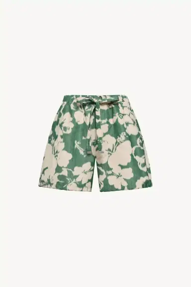 Moncler Floral Print Chiné Shorts | Thumbnail 2 Moncler Floral Print Chiné Shorts | Thumbnail 2