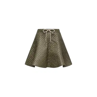 Moncler Floral-quilted Padded Mini Skirt | Thumbnail 1 Moncler Floral-quilted Padded Mini Skirt | Thumbnail 1