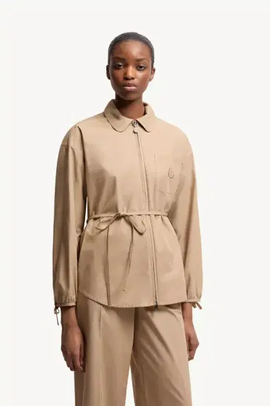 Moncler Cotton Poplin Zip-up Shirt Jacket | Thumbnail 5 Moncler Cotton Poplin Zip-up Shirt Jacket | Thumbnail 5