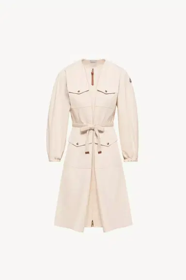 Moncler Pleated Poplin Dress | Thumbnail 2 Moncler Pleated Poplin Dress | Thumbnail 2