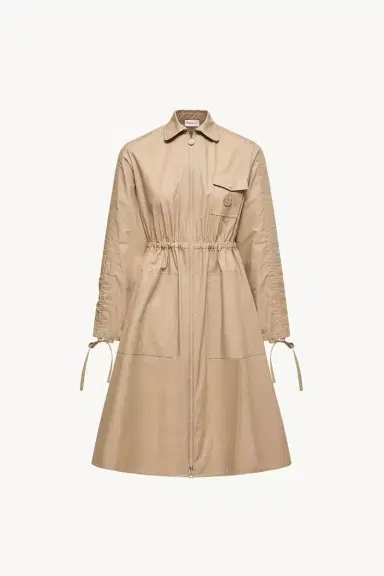 Moncler Cotton Poplin Shirt Dress | Thumbnail 2 Moncler Cotton Poplin Shirt Dress | Thumbnail 2