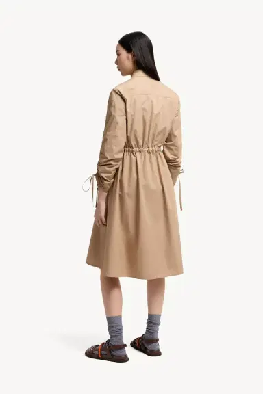 Moncler Cotton Poplin Shirt Dress | Thumbnail 6 Moncler Cotton Poplin Shirt Dress | Thumbnail 6