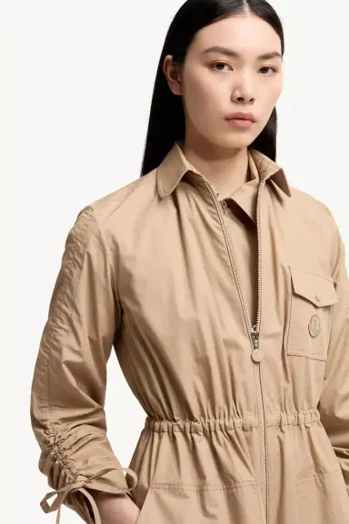 Moncler Cotton Poplin Shirt Dress | Thumbnail 7 Moncler Cotton Poplin Shirt Dress | Thumbnail 7